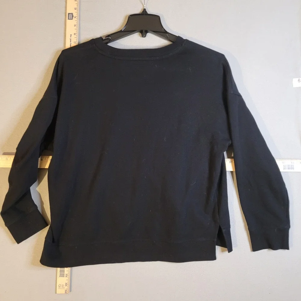 Calvin Klein Performance Womens XL Black Leopard‎ Logo Sweatshirt PFMT3913